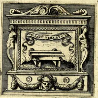 An illustration from Imprese illustri di diuersi, coi discorsi di Camillo Camilli, et con le figure intagliate in rame di Girolamo Porro Padouano .. (1586)