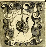 An illustration from Imprese illustri di diuersi, coi discorsi di Camillo Camilli, et con le figure intagliate in rame di Girolamo Porro Padouano .. (1586)