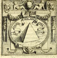 An illustration from Imprese illustri di diuersi, coi discorsi di Camillo Camilli, et con le figure intagliate in rame di Girolamo Porro Padouano .. (1586)