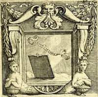An illustration from Imprese illustri di diuersi, coi discorsi di Camillo Camilli, et con le figure intagliate in rame di Girolamo Porro Padouano .. (1586)
