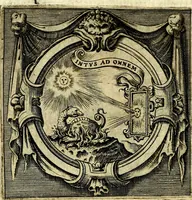An illustration from Imprese illustri di diuersi, coi discorsi di Camillo Camilli, et con le figure intagliate in rame di Girolamo Porro Padouano .. (1586)