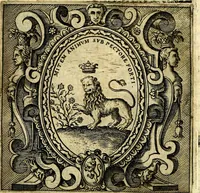 An illustration from Imprese illustri di diuersi, coi discorsi di Camillo Camilli, et con le figure intagliate in rame di Girolamo Porro Padouano .. (1586)