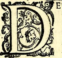 An illustration from Imprese illustri di diuersi, coi discorsi di Camillo Camilli, et con le figure intagliate in rame di Girolamo Porro Padouano .. (1586)