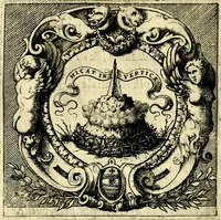 An illustration from Imprese illustri di diuersi, coi discorsi di Camillo Camilli, et con le figure intagliate in rame di Girolamo Porro Padouano .. (1586)