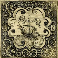 An illustration from Imprese illustri di diuersi, coi discorsi di Camillo Camilli, et con le figure intagliate in rame di Girolamo Porro Padouano .. (1586)