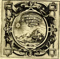 An illustration from Imprese illustri di diuersi, coi discorsi di Camillo Camilli, et con le figure intagliate in rame di Girolamo Porro Padouano .. (1586)
