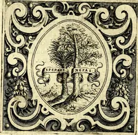 An illustration from Imprese illustri di diuersi, coi discorsi di Camillo Camilli, et con le figure intagliate in rame di Girolamo Porro Padouano .. (1586)