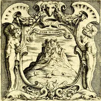 An illustration from Imprese illustri di diuersi, coi discorsi di Camillo Camilli, et con le figure intagliate in rame di Girolamo Porro Padouano .. (1586)