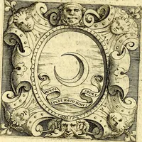 An illustration from Imprese illustri di diuersi, coi discorsi di Camillo Camilli, et con le figure intagliate in rame di Girolamo Porro Padouano .. (1586)
