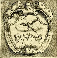 An illustration from Imprese illustri di diuersi, coi discorsi di Camillo Camilli, et con le figure intagliate in rame di Girolamo Porro Padouano .. (1586)