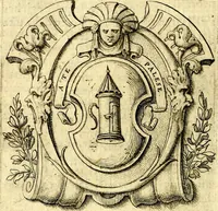 An illustration from Imprese illustri di diuersi, coi discorsi di Camillo Camilli, et con le figure intagliate in rame di Girolamo Porro Padouano .. (1586)