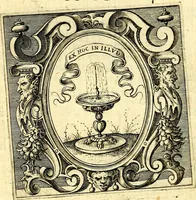 An illustration from Imprese illustri di diuersi, coi discorsi di Camillo Camilli, et con le figure intagliate in rame di Girolamo Porro Padouano .. (1586)