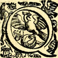 An illustration from Imprese illustri di diuersi, coi discorsi di Camillo Camilli, et con le figure intagliate in rame di Girolamo Porro Padouano .. (1586)