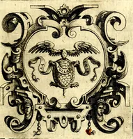 An illustration from Imprese illustri di diuersi, coi discorsi di Camillo Camilli, et con le figure intagliate in rame di Girolamo Porro Padouano .. (1586)