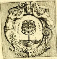 An illustration from Imprese illustri di diuersi, coi discorsi di Camillo Camilli, et con le figure intagliate in rame di Girolamo Porro Padouano .. (1586)