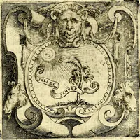An illustration from Imprese illustri di diuersi, coi discorsi di Camillo Camilli, et con le figure intagliate in rame di Girolamo Porro Padouano .. (1586)
