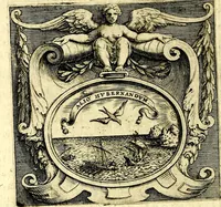 An illustration from Imprese illustri di diuersi, coi discorsi di Camillo Camilli, et con le figure intagliate in rame di Girolamo Porro Padouano .. (1586)