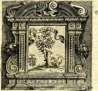 An illustration from Imprese illustri di diuersi, coi discorsi di Camillo Camilli, et con le figure intagliate in rame di Girolamo Porro Padouano .. (1586)