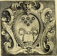 An illustration from Imprese illustri di diuersi, coi discorsi di Camillo Camilli, et con le figure intagliate in rame di Girolamo Porro Padouano .. (1586)