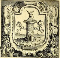 An illustration from Imprese illustri di diuersi, coi discorsi di Camillo Camilli, et con le figure intagliate in rame di Girolamo Porro Padouano .. (1586)
