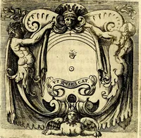 An illustration from Imprese illustri di diuersi, coi discorsi di Camillo Camilli, et con le figure intagliate in rame di Girolamo Porro Padouano .. (1586)