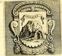 An illustration from Imprese illustri di diuersi, coi discorsi di Camillo Camilli, et con le figure intagliate in rame di Girolamo Porro Padouano .. (1586)