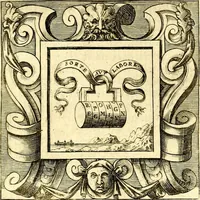 An illustration from Imprese illustri di diuersi, coi discorsi di Camillo Camilli, et con le figure intagliate in rame di Girolamo Porro Padouano .. (1586)