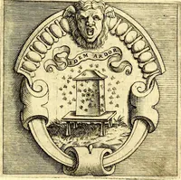An illustration from Imprese illustri di diuersi, coi discorsi di Camillo Camilli, et con le figure intagliate in rame di Girolamo Porro Padouano .. (1586)