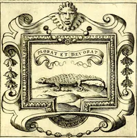 An illustration from Imprese illustri di diuersi, coi discorsi di Camillo Camilli, et con le figure intagliate in rame di Girolamo Porro Padouano .. (1586)