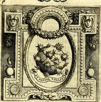 An illustration from Imprese illustri di diuersi, coi discorsi di Camillo Camilli, et con le figure intagliate in rame di Girolamo Porro Padouano .. (1586)