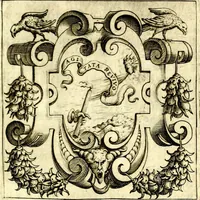 An illustration from Imprese illustri di diuersi, coi discorsi di Camillo Camilli, et con le figure intagliate in rame di Girolamo Porro Padouano .. (1586)