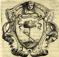 An illustration from Imprese illustri di diuersi, coi discorsi di Camillo Camilli, et con le figure intagliate in rame di Girolamo Porro Padouano .. (1586)
