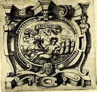 An illustration from Imprese illustri di diuersi, coi discorsi di Camillo Camilli, et con le figure intagliate in rame di Girolamo Porro Padouano .. (1586)