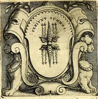 An illustration from Imprese illustri di diuersi, coi discorsi di Camillo Camilli, et con le figure intagliate in rame di Girolamo Porro Padouano .. (1586)