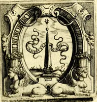 An illustration from Imprese illustri di diuersi, coi discorsi di Camillo Camilli, et con le figure intagliate in rame di Girolamo Porro Padouano .. (1586)
