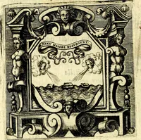 An illustration from Imprese illustri di diuersi, coi discorsi di Camillo Camilli, et con le figure intagliate in rame di Girolamo Porro Padouano .. (1586)