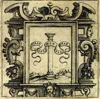 An illustration from Imprese illustri di diuersi, coi discorsi di Camillo Camilli, et con le figure intagliate in rame di Girolamo Porro Padouano .. (1586)