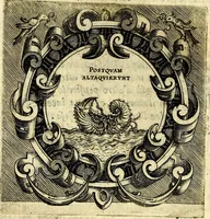 An illustration from Imprese illustri di diuersi, coi discorsi di Camillo Camilli, et con le figure intagliate in rame di Girolamo Porro Padouano .. (1586)