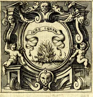 An illustration from Imprese illustri di diuersi, coi discorsi di Camillo Camilli, et con le figure intagliate in rame di Girolamo Porro Padouano .. (1586)