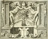 An illustration from Le imprese illvstri : con espositioni et discorsi (1566)
