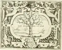 An illustration from Le imprese illvstri : con espositioni et discorsi (1566)