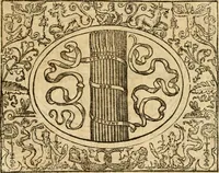 An illustration from Dialogo dell'imprese militari et amorose di monsignor Giovio, vescouo di Nocera : con vn ragionamento di messer Lodouico Domenichi nel medesimo soggetto ; con la tavola (1559)