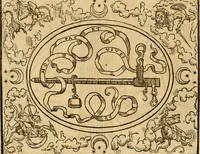 An illustration from Dialogo dell'imprese militari et amorose di monsignor Giovio, vescouo di Nocera : con vn ragionamento di messer Lodouico Domenichi nel medesimo soggetto ; con la tavola (1559)