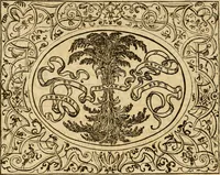 An illustration from Dialogo dell'imprese militari et amorose di monsignor Giovio, vescouo di Nocera : con vn ragionamento di messer Lodouico Domenichi nel medesimo soggetto ; con la tavola (1559)
