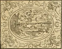 An illustration from Dialogo dell'imprese militari et amorose di monsignor Giovio, vescouo di Nocera : con vn ragionamento di messer Lodouico Domenichi nel medesimo soggetto ; con la tavola (1559)