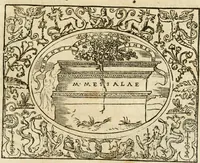 An illustration from Dialogo dell'imprese militari et amorose di monsignor Giovio, vescouo di Nocera : con vn ragionamento di messer Lodouico Domenichi nel medesimo soggetto ; con la tavola (1559)