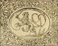 An illustration from Dialogo dell'imprese militari et amorose di monsignor Giovio, vescouo di Nocera : con vn ragionamento di messer Lodouico Domenichi nel medesimo soggetto ; con la tavola (1559)