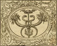 An illustration from Dialogo dell'imprese militari et amorose di monsignor Giovio, vescouo di Nocera : con vn ragionamento di messer Lodouico Domenichi nel medesimo soggetto ; con la tavola (1559)