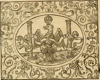 An illustration from Dialogo dell'imprese militari et amorose di monsignor Giovio, vescouo di Nocera : con vn ragionamento di messer Lodouico Domenichi nel medesimo soggetto ; con la tavola (1559)