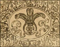 An illustration from Dialogo dell'imprese militari et amorose di monsignor Giovio, vescouo di Nocera : con vn ragionamento di messer Lodouico Domenichi nel medesimo soggetto ; con la tavola (1559)